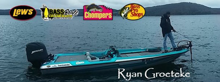 Bass Pro Fisherman and Fishing Angler Ryan Groeteke